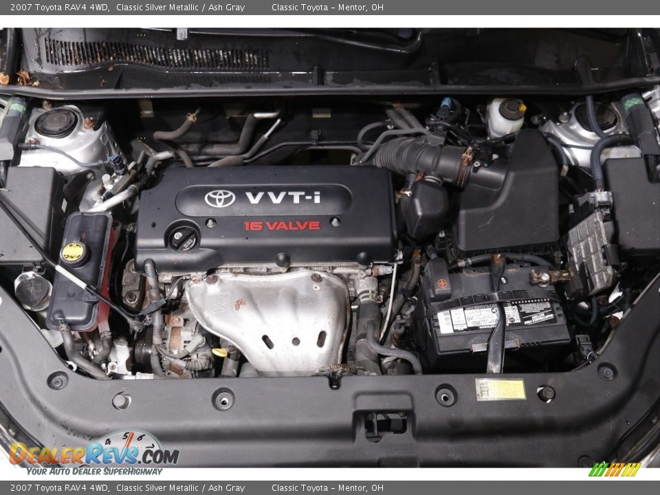 2007 Toyota RAV4 4WD Classic Silver Metallic / Ash Gray Photo #15