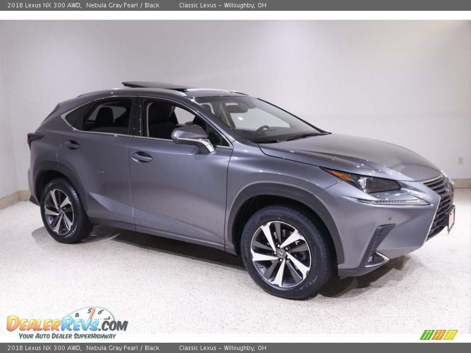 2018 Lexus NX 300 AWD Nebula Gray Pearl / Black Photo #1