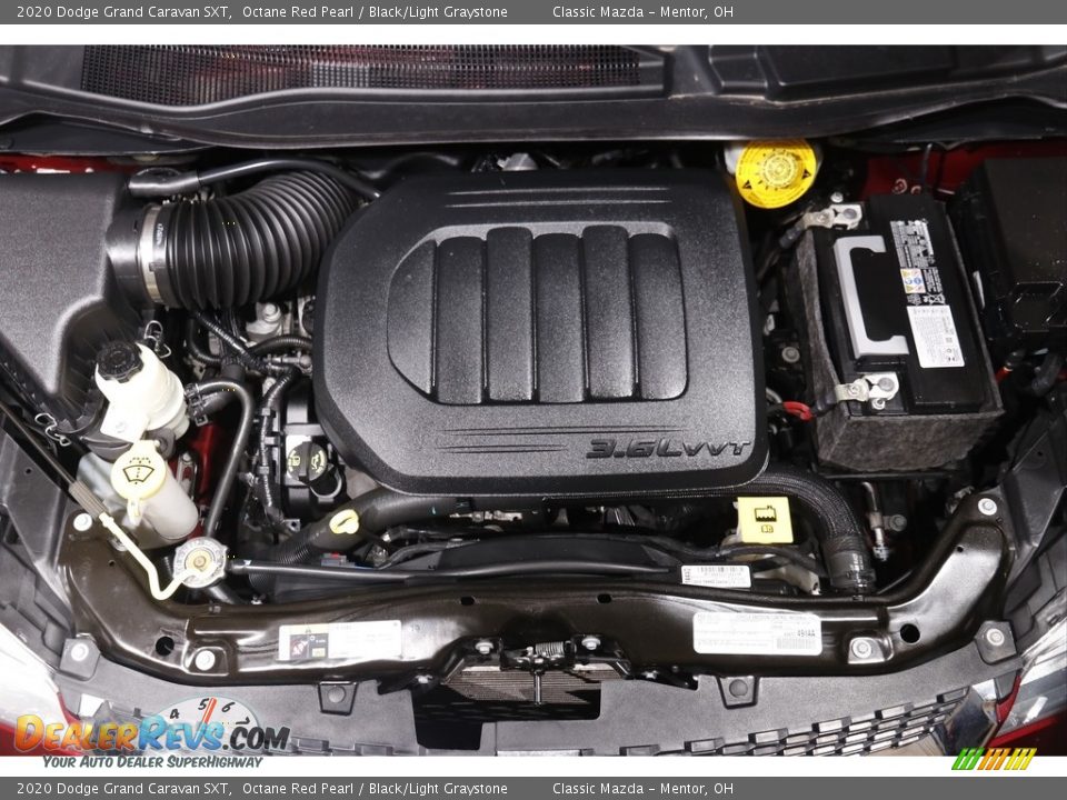 2020 Dodge Grand Caravan SXT Octane Red Pearl / Black/Light Graystone Photo #21