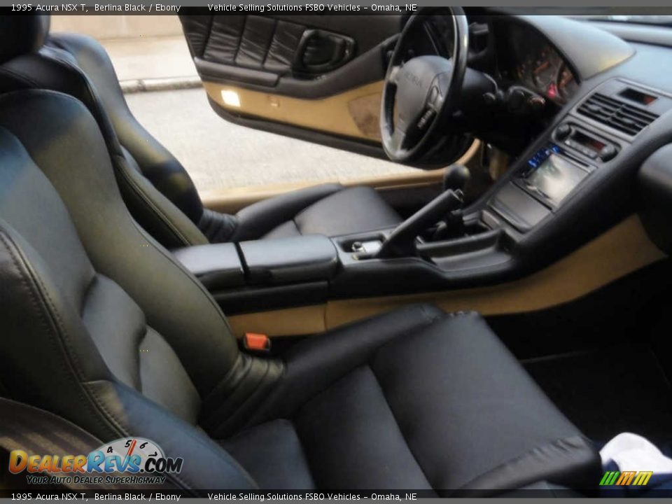 Ebony Interior - 1995 Acura NSX T Photo #5