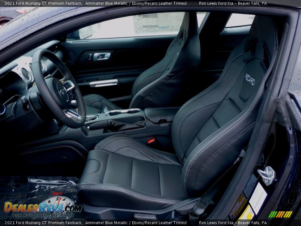Front Seat of 2021 Ford Mustang GT Premium Fastback Photo #11