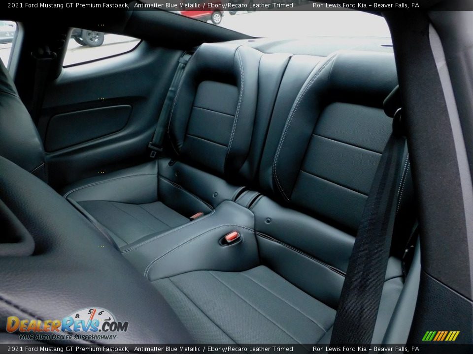 2021 Ford Mustang GT Premium Fastback Antimatter Blue Metallic / Ebony/Recaro Leather Trimed Photo #12