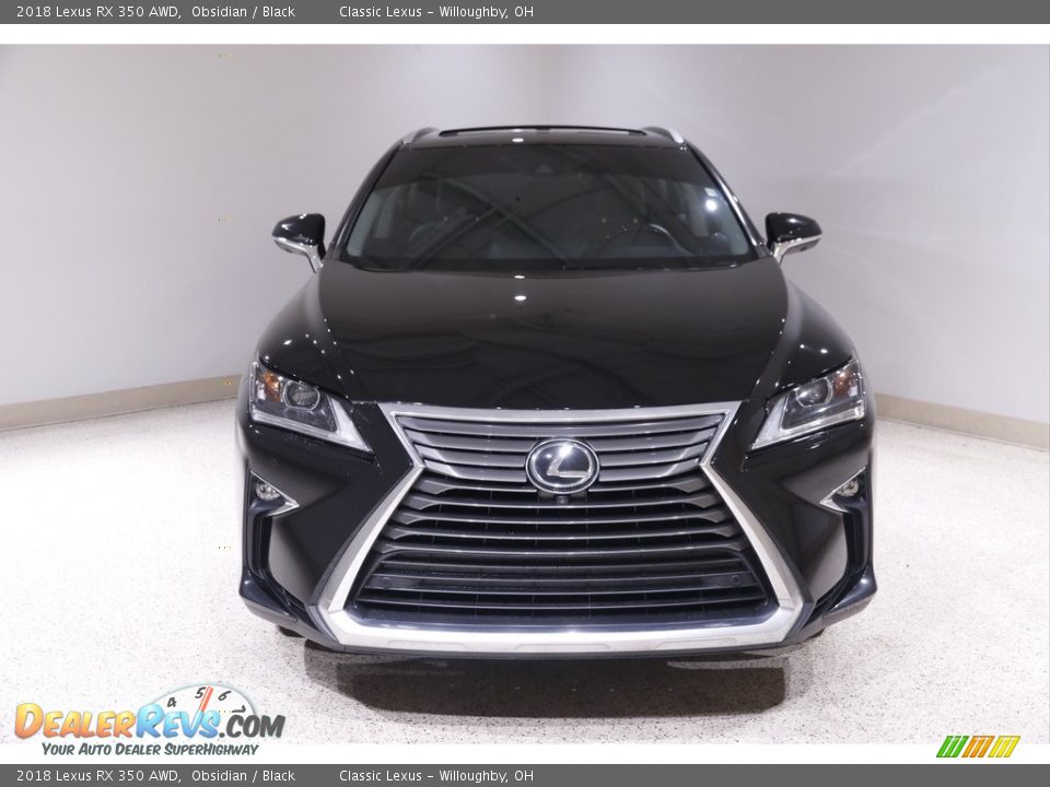 2018 Lexus RX 350 AWD Obsidian / Black Photo #2