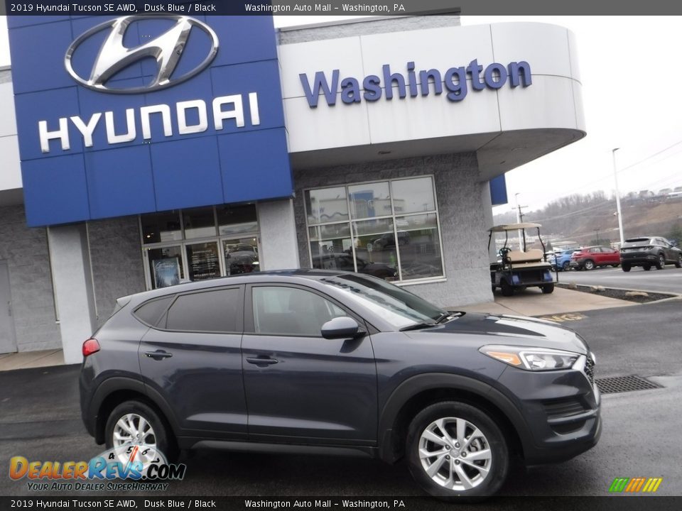 2019 Hyundai Tucson SE AWD Dusk Blue / Black Photo #2