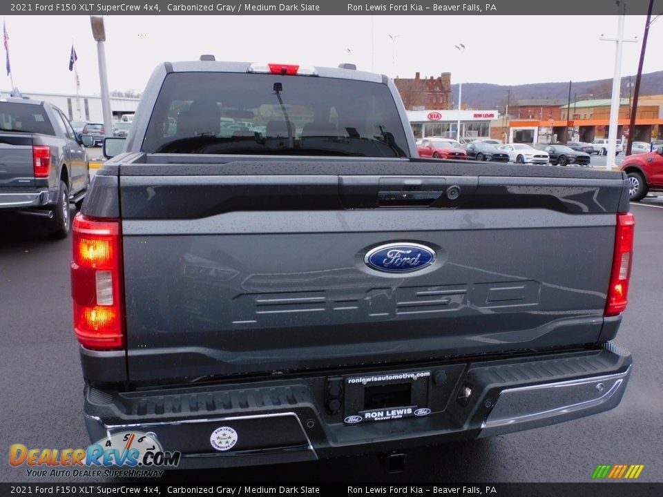 2021 Ford F150 XLT SuperCrew 4x4 Carbonized Gray / Medium Dark Slate Photo #3