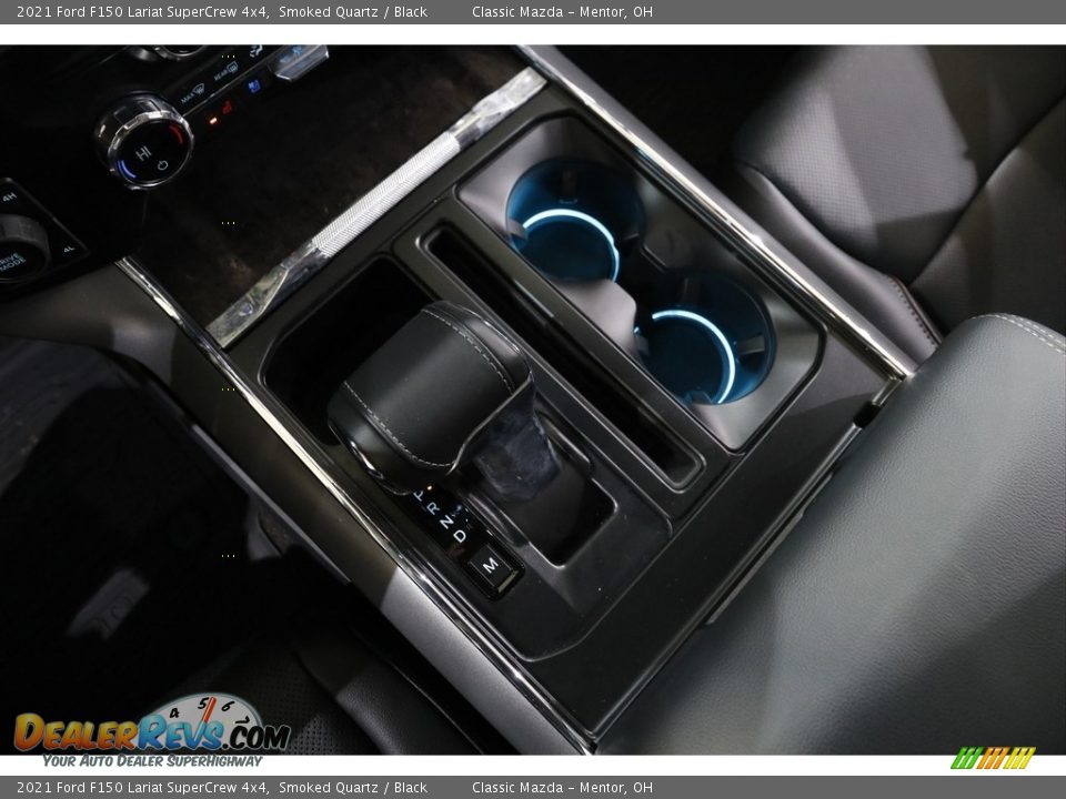 2021 Ford F150 Lariat SuperCrew 4x4 Smoked Quartz / Black Photo #16