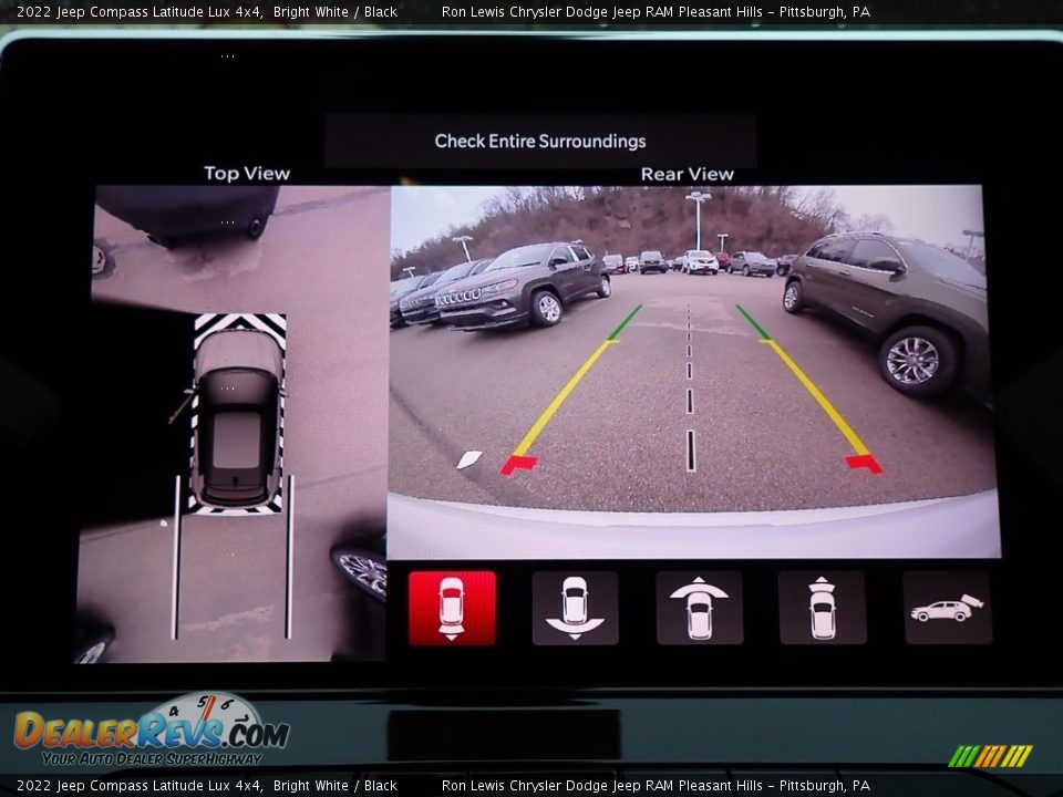 2022 Jeep Compass Latitude Lux 4x4 Bright White / Black Photo #18