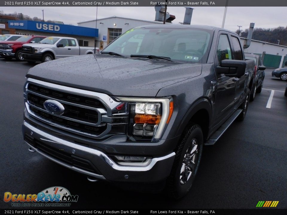 2021 Ford F150 XLT SuperCrew 4x4 Carbonized Gray / Medium Dark Slate Photo #7