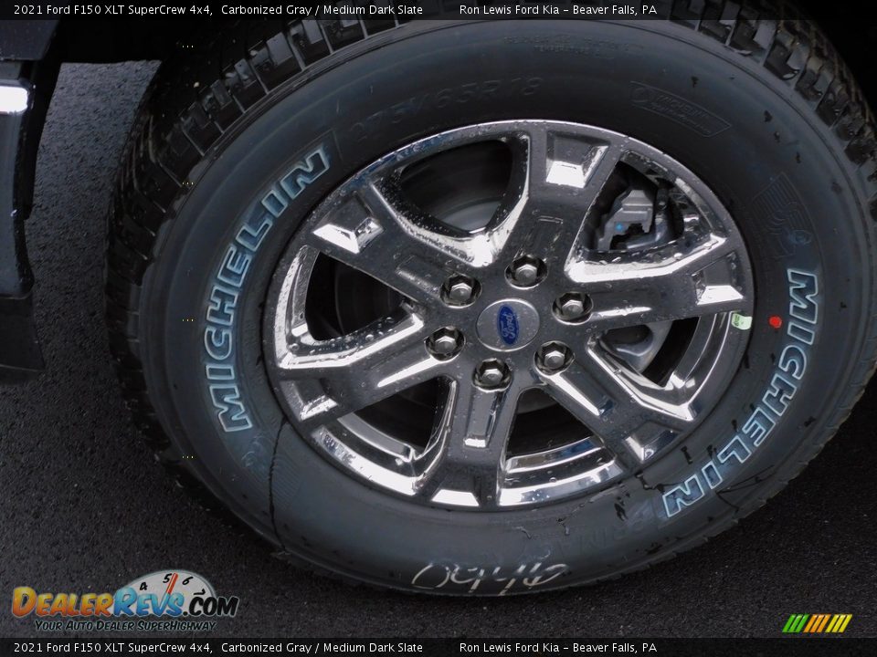 2021 Ford F150 XLT SuperCrew 4x4 Carbonized Gray / Medium Dark Slate Photo #10
