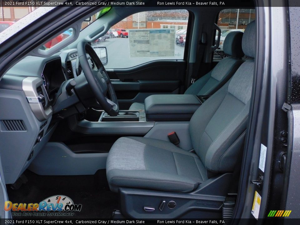 2021 Ford F150 XLT SuperCrew 4x4 Carbonized Gray / Medium Dark Slate Photo #11