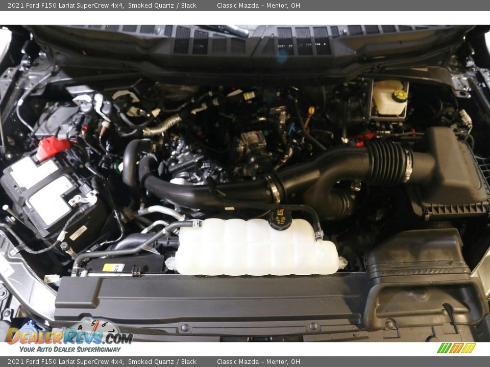 2021 Ford F150 Lariat SuperCrew 4x4 Smoked Quartz / Black Photo #23