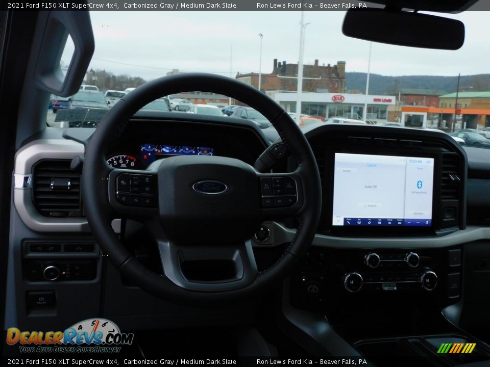 2021 Ford F150 XLT SuperCrew 4x4 Carbonized Gray / Medium Dark Slate Photo #13