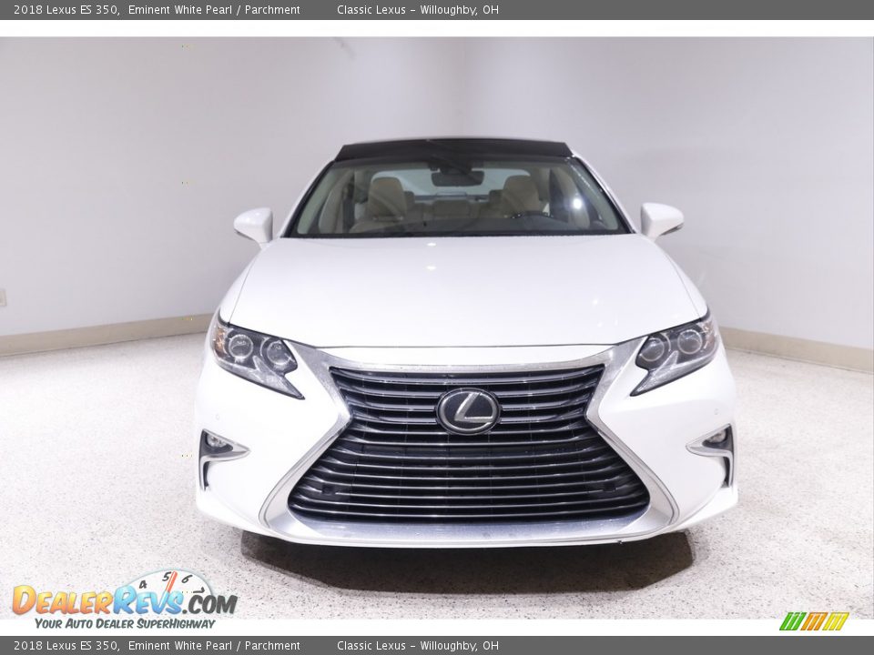 2018 Lexus ES 350 Eminent White Pearl / Parchment Photo #2