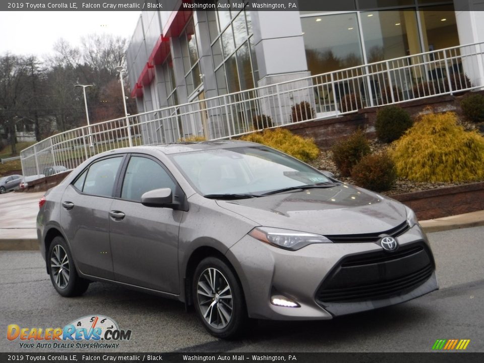 2019 Toyota Corolla LE Falcon Gray metallic / Black Photo #1