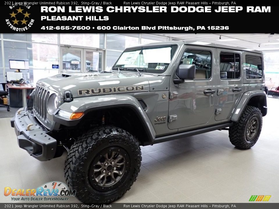 2021 Jeep Wrangler Unlimited Rubicon 392 Sting-Gray / Black Photo #1