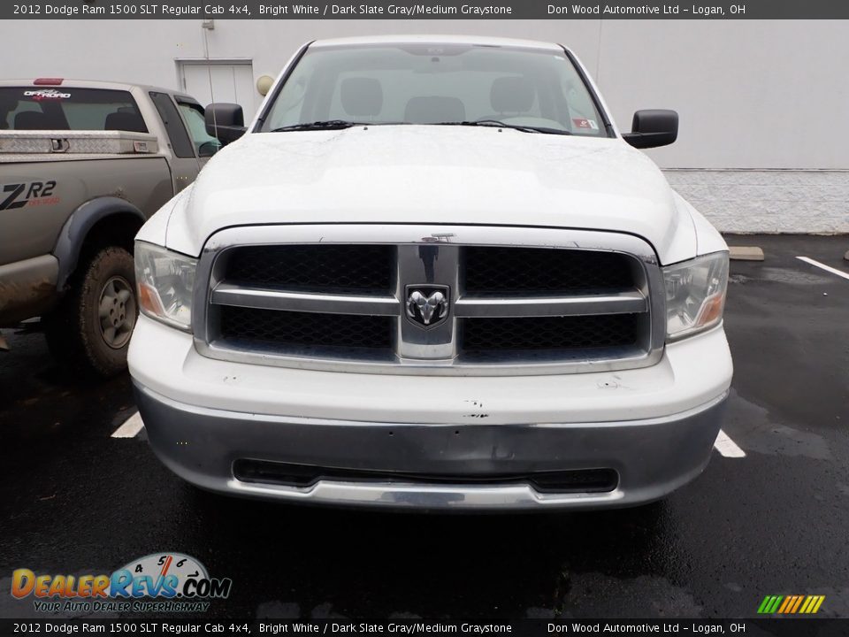 2012 Dodge Ram 1500 SLT Regular Cab 4x4 Bright White / Dark Slate Gray/Medium Graystone Photo #2