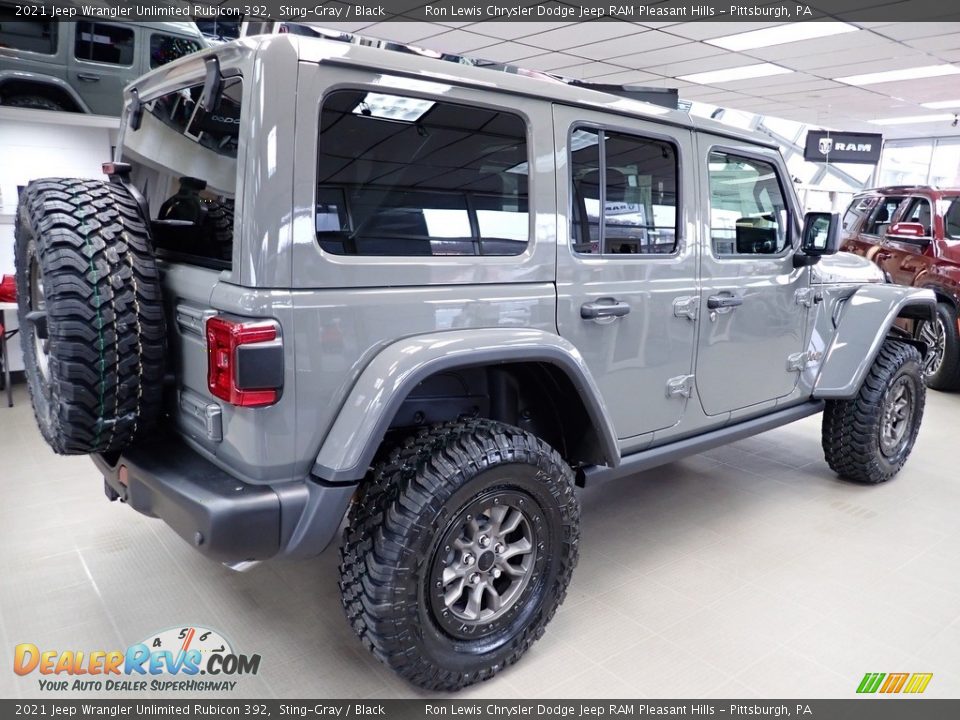 2021 Jeep Wrangler Unlimited Rubicon 392 Sting-Gray / Black Photo #6