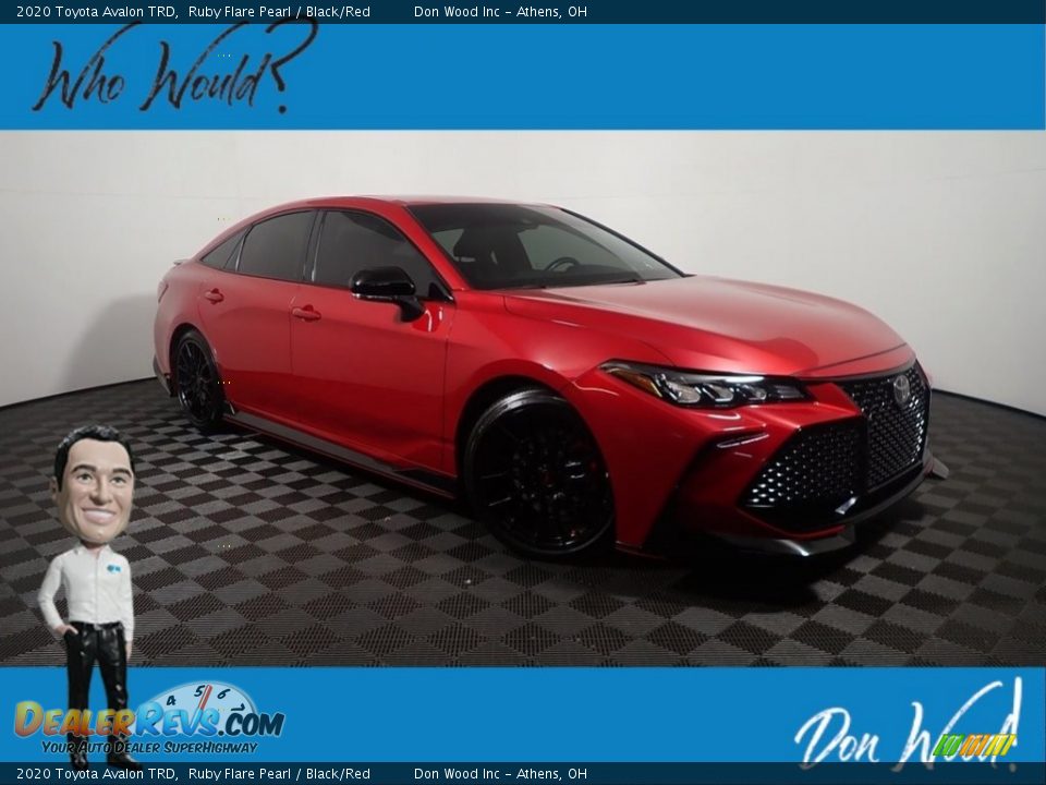 2020 Toyota Avalon TRD Ruby Flare Pearl / Black/Red Photo #1
