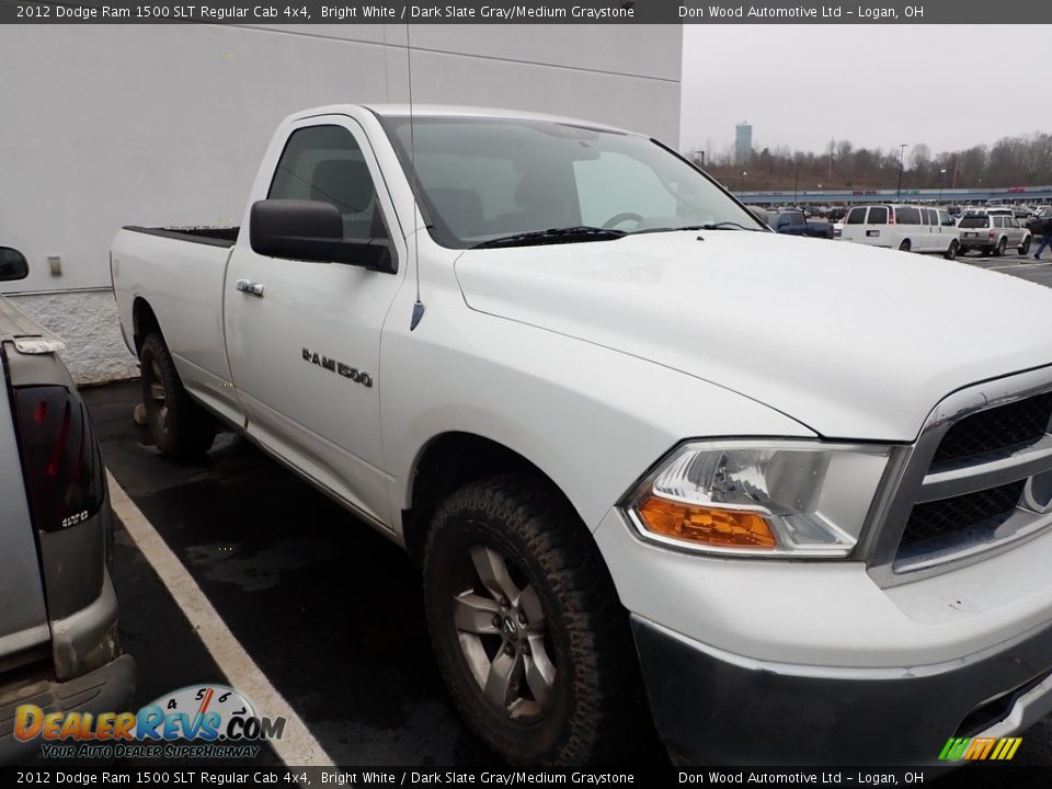 Bright White 2012 Dodge Ram 1500 SLT Regular Cab 4x4 Photo #3