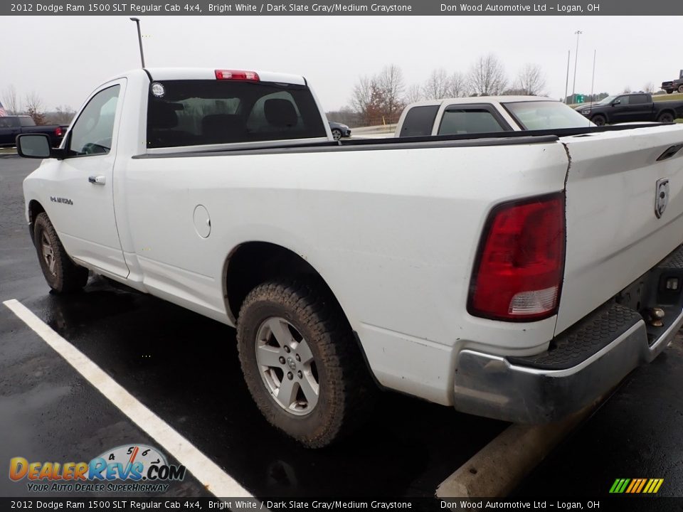 Bright White 2012 Dodge Ram 1500 SLT Regular Cab 4x4 Photo #4