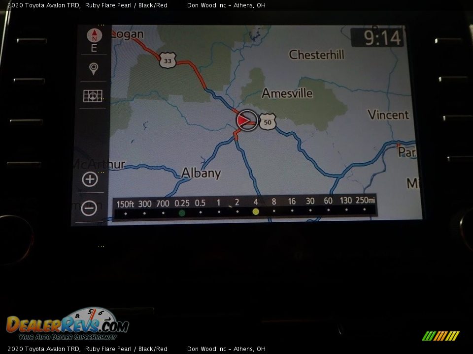 2020 Toyota Avalon TRD Ruby Flare Pearl / Black/Red Photo #3