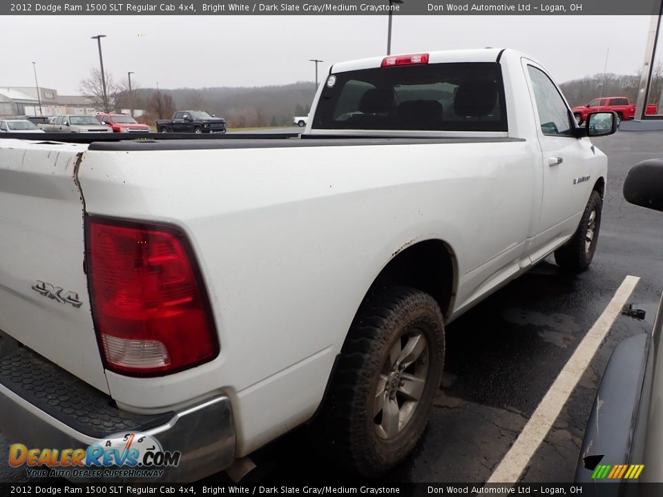 2012 Dodge Ram 1500 SLT Regular Cab 4x4 Bright White / Dark Slate Gray/Medium Graystone Photo #5