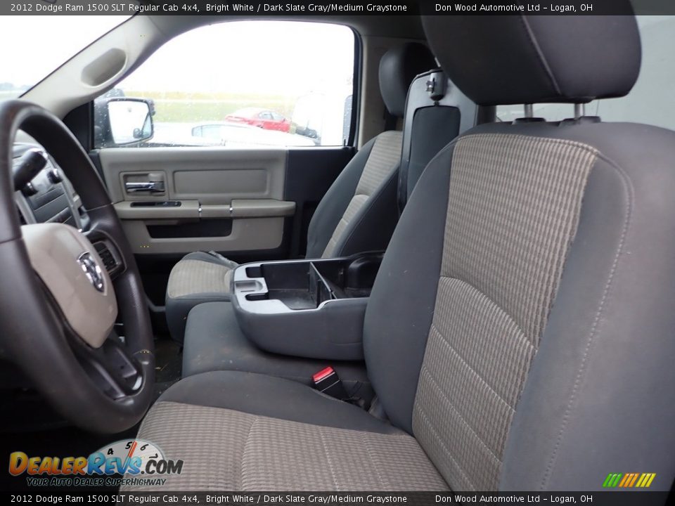Front Seat of 2012 Dodge Ram 1500 SLT Regular Cab 4x4 Photo #7