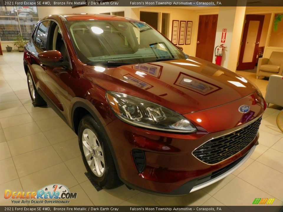 2021 Ford Escape SE 4WD Bronze Fire Metallic / Dark Earth Gray Photo #9