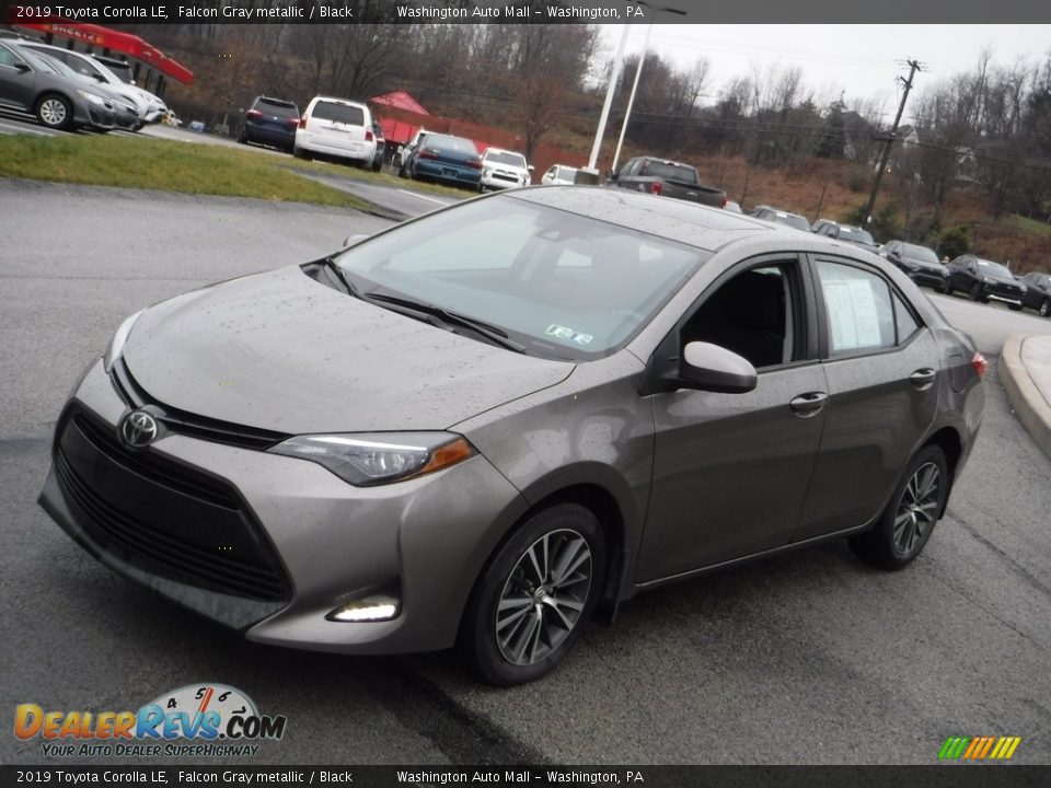 2019 Toyota Corolla LE Falcon Gray metallic / Black Photo #12