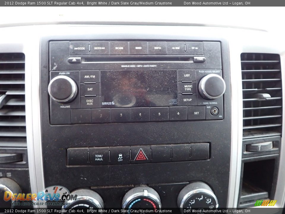 Controls of 2012 Dodge Ram 1500 SLT Regular Cab 4x4 Photo #9