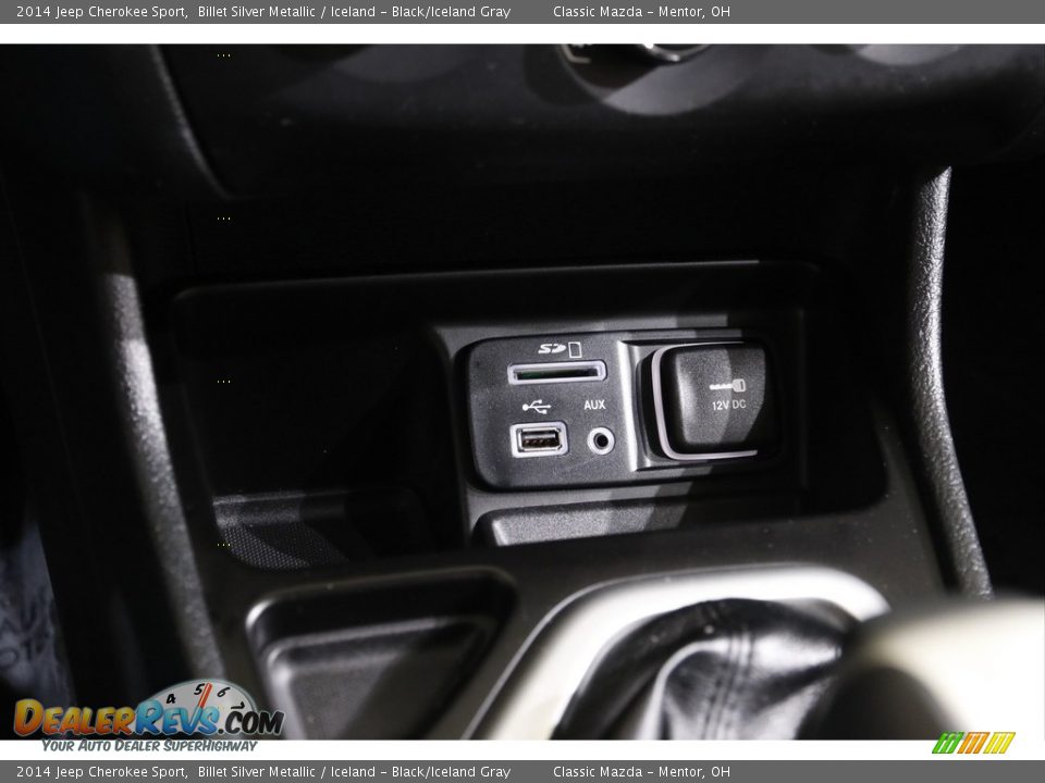 2014 Jeep Cherokee Sport Billet Silver Metallic / Iceland - Black/Iceland Gray Photo #13