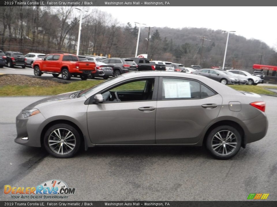 2019 Toyota Corolla LE Falcon Gray metallic / Black Photo #13