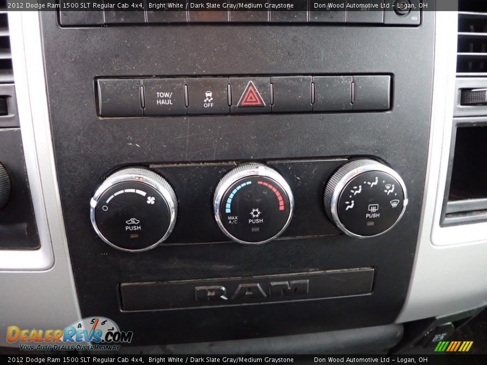 Controls of 2012 Dodge Ram 1500 SLT Regular Cab 4x4 Photo #10