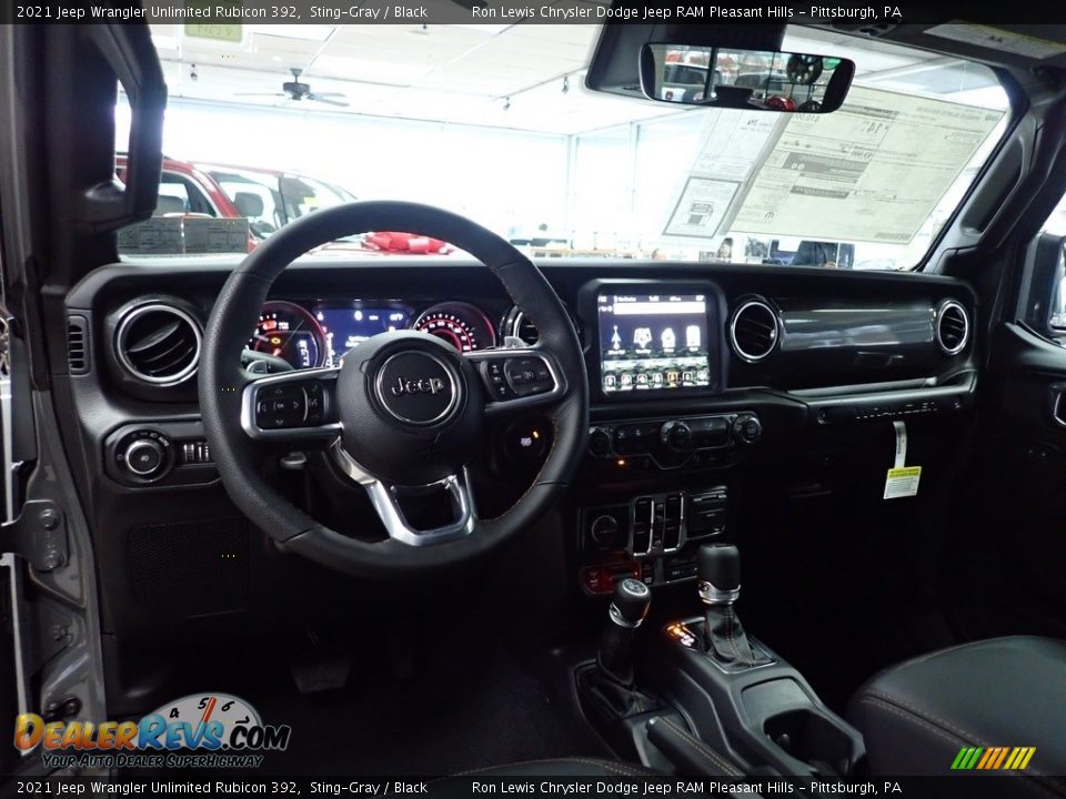 Dashboard of 2021 Jeep Wrangler Unlimited Rubicon 392 Photo #13