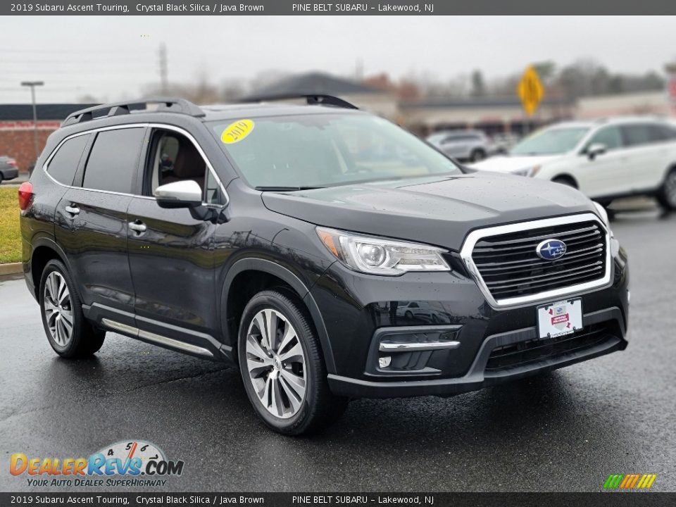 2019 Subaru Ascent Touring Crystal Black Silica / Java Brown Photo #19