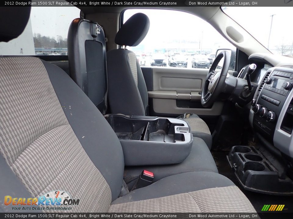 Dark Slate Gray/Medium Graystone Interior - 2012 Dodge Ram 1500 SLT Regular Cab 4x4 Photo #12