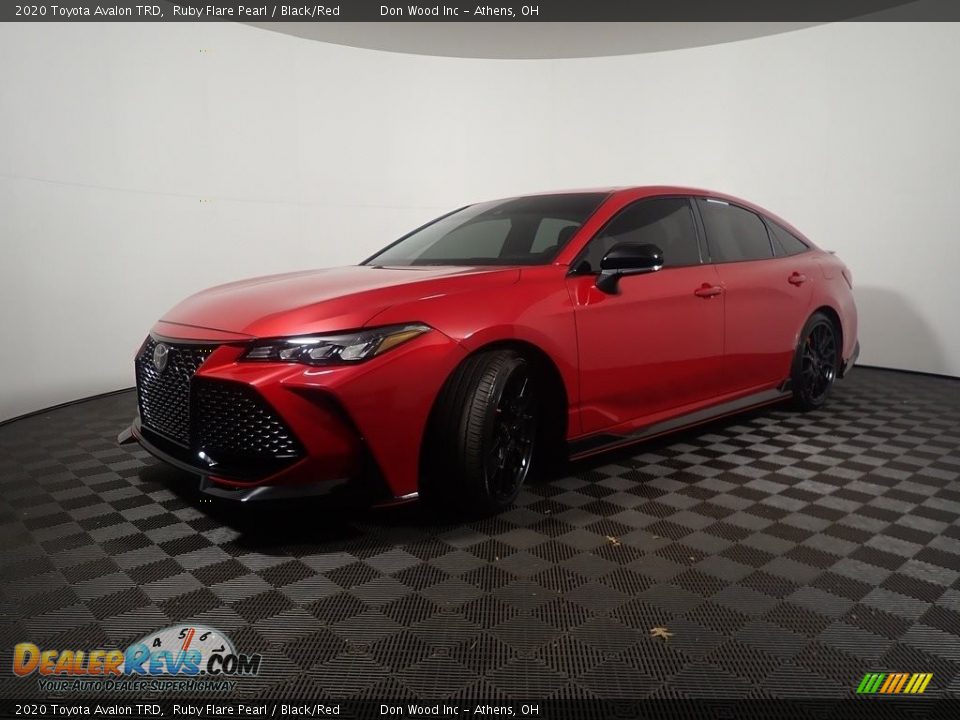 2020 Toyota Avalon TRD Ruby Flare Pearl / Black/Red Photo #10