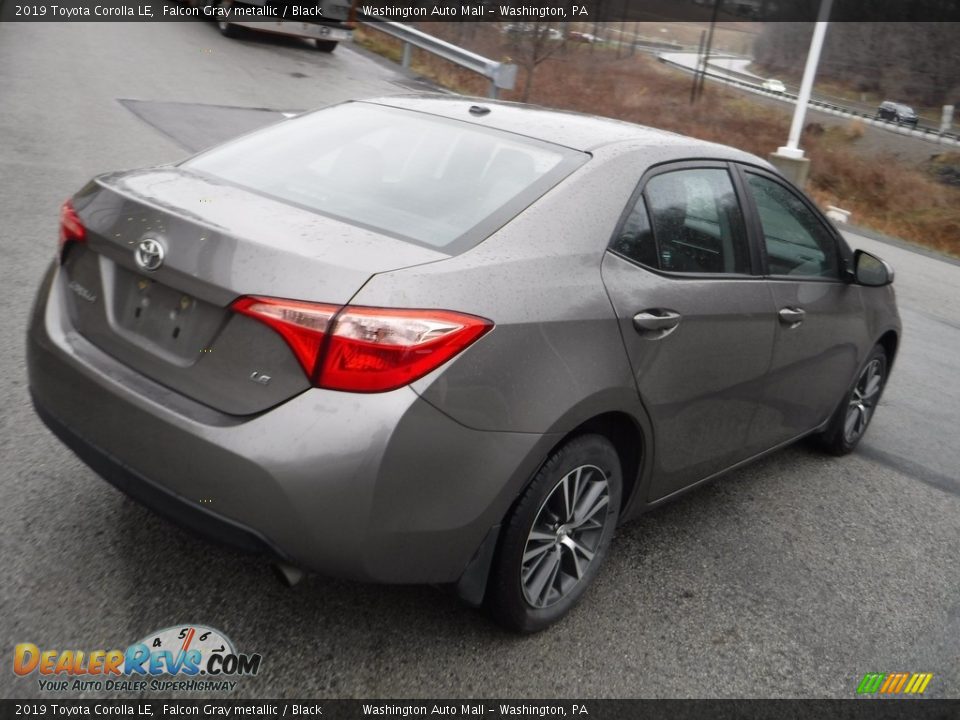 2019 Toyota Corolla LE Falcon Gray metallic / Black Photo #16