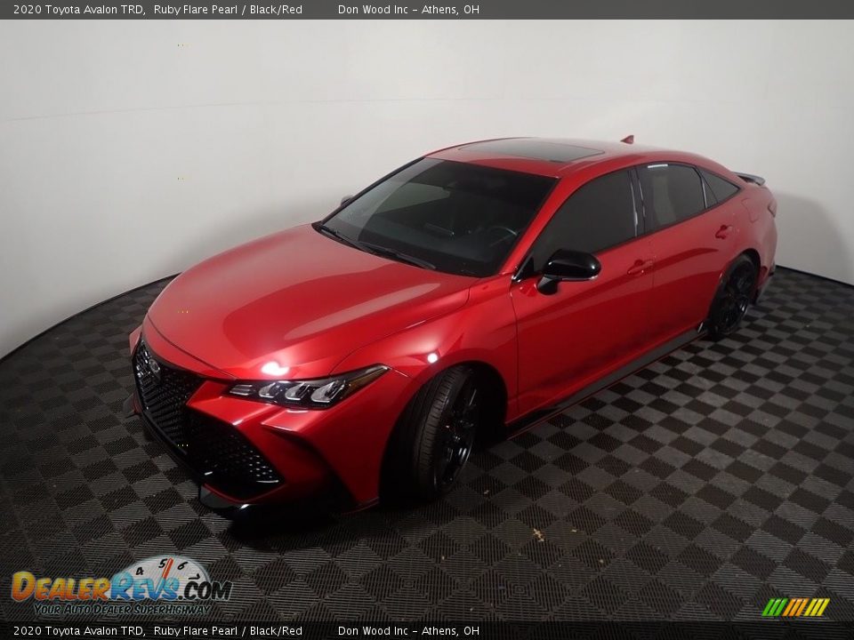 2020 Toyota Avalon TRD Ruby Flare Pearl / Black/Red Photo #11