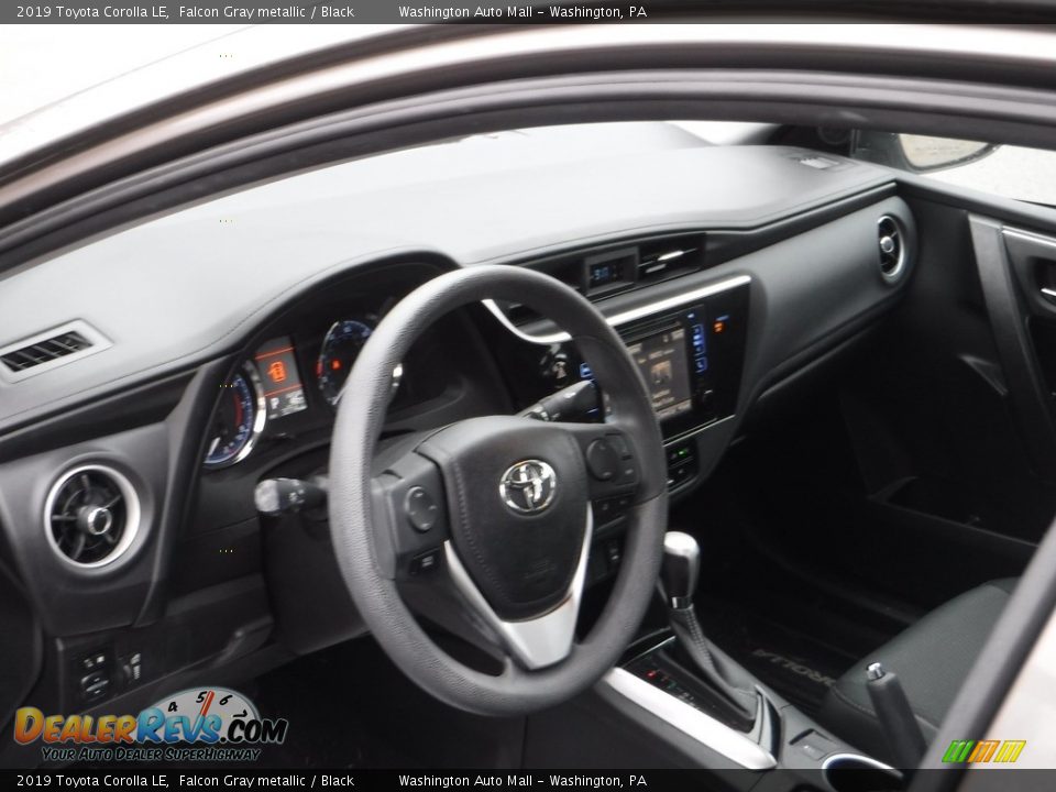 2019 Toyota Corolla LE Falcon Gray metallic / Black Photo #17