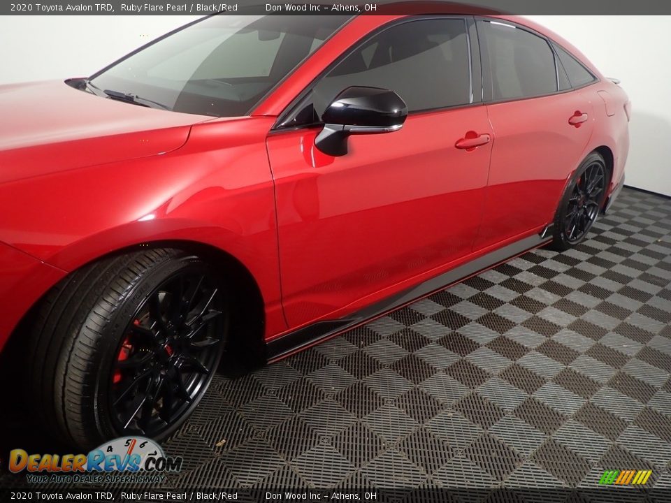 2020 Toyota Avalon TRD Ruby Flare Pearl / Black/Red Photo #12