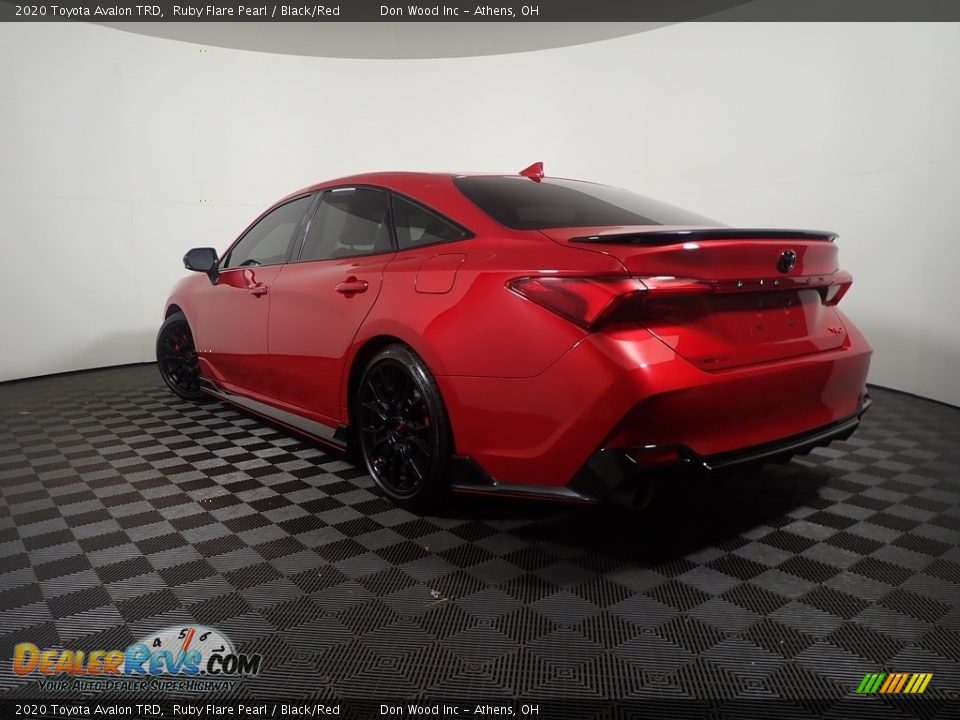 2020 Toyota Avalon TRD Ruby Flare Pearl / Black/Red Photo #13