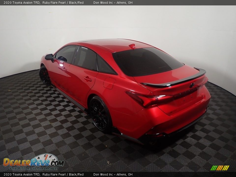 2020 Toyota Avalon TRD Ruby Flare Pearl / Black/Red Photo #14