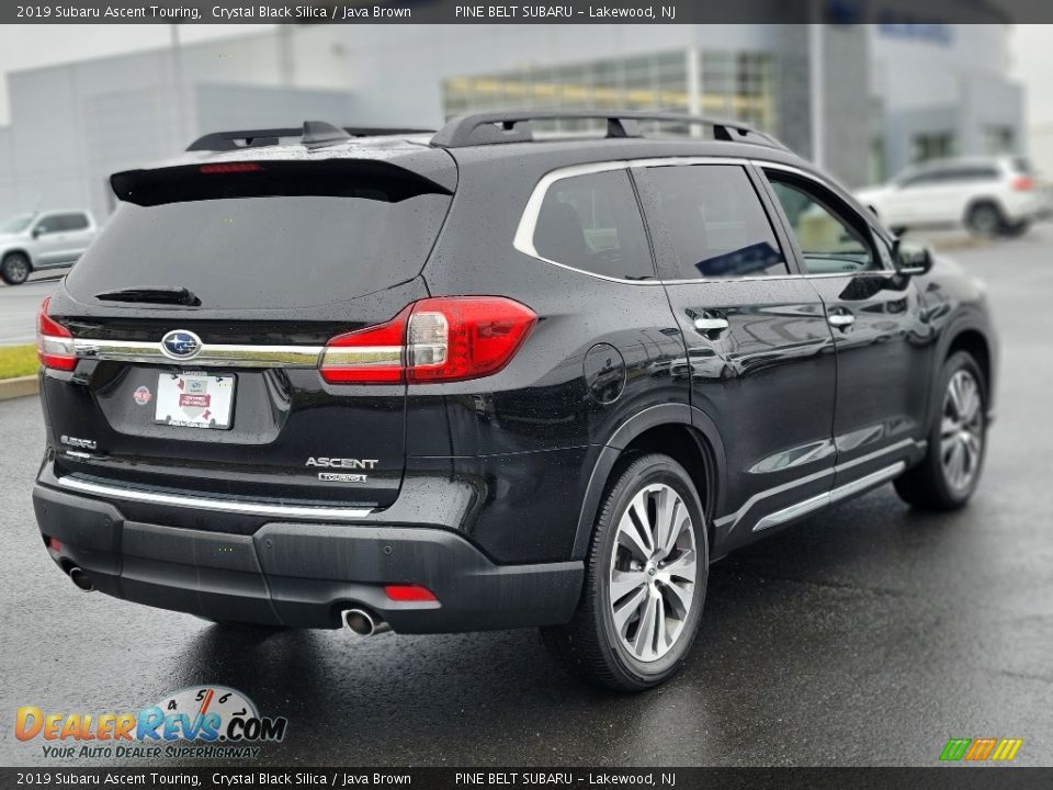 2019 Subaru Ascent Touring Crystal Black Silica / Java Brown Photo #24