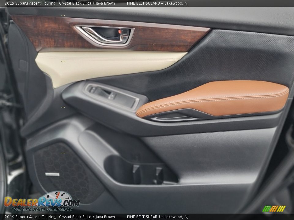 2019 Subaru Ascent Touring Crystal Black Silica / Java Brown Photo #27