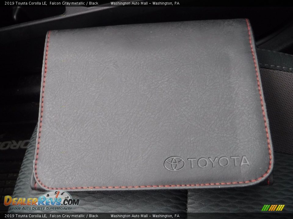 2019 Toyota Corolla LE Falcon Gray metallic / Black Photo #24