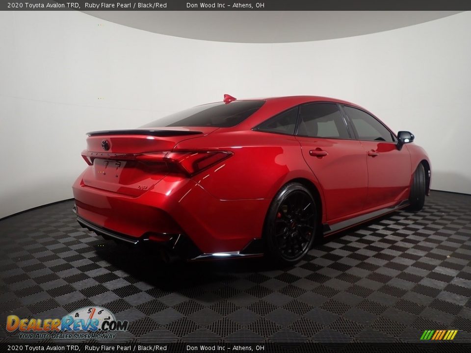 2020 Toyota Avalon TRD Ruby Flare Pearl / Black/Red Photo #18