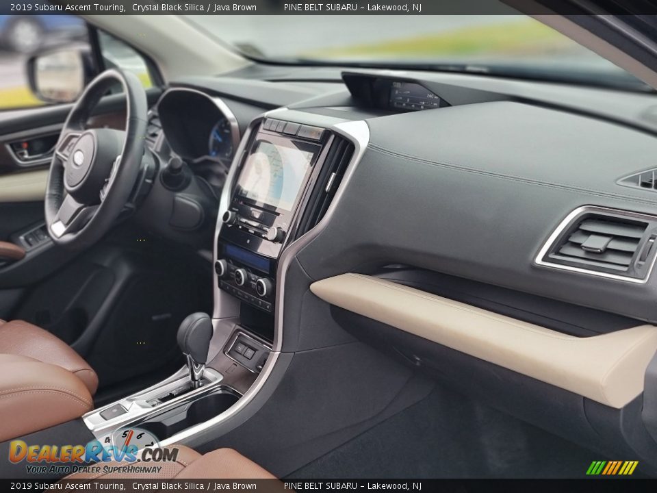 2019 Subaru Ascent Touring Crystal Black Silica / Java Brown Photo #28