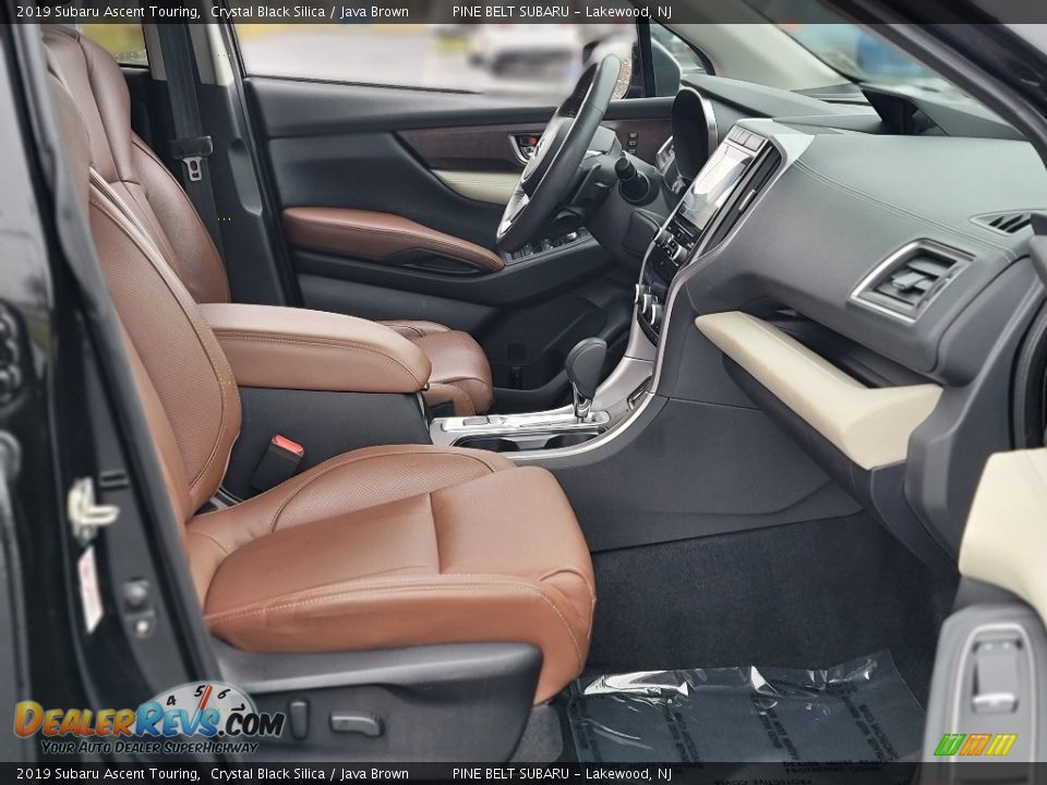 2019 Subaru Ascent Touring Crystal Black Silica / Java Brown Photo #29