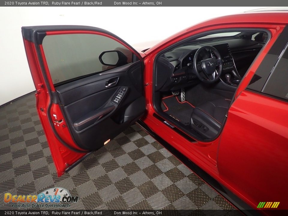 2020 Toyota Avalon TRD Ruby Flare Pearl / Black/Red Photo #22